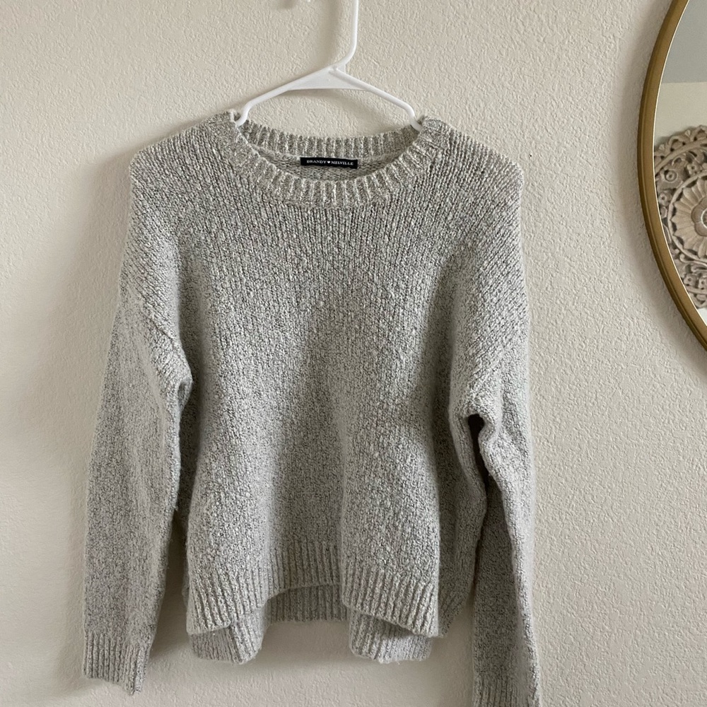 Brandy Melville Cream Sweater